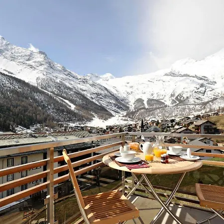 Chalet Panorama Chalet Stunning Glacial Views And Majestic Dom Peaks Saas-Fee